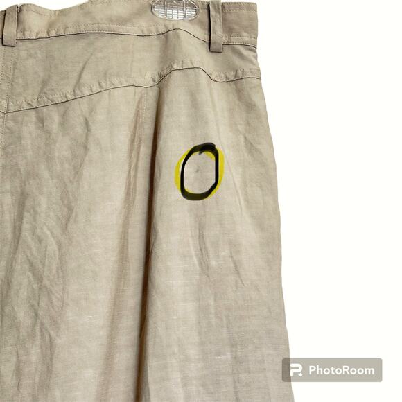 NWT &Other Stories LA Mars Pant High Rise Wide Leg Viscose/Linen Pant SPOT 44/L - Picture 5 of 6